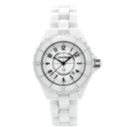 シャネル　CHANEL　J12 ホワイトセラミック　H0968　後期型ダイヤル　クォーツ　33mm　USED　中古