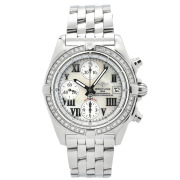 ブライトリング　BREITLING　クロノコックピット ダイヤベゼル　A154A10PA(A13358)　ホワイトシェルローマ　39mm　USED　中古