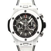 ウブロ　HUBLOT　ビッグバン  ウニコ　411.HX.1170.RX　ホワイト　45mm　セラミック　USED　中古