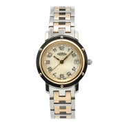 エルメス　HERMES　クリッパー　CL4.221　ピンクシェル　クォーツ　ピンクシェル　24mm　USED　中古