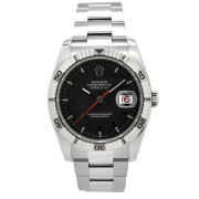 ロレックス　ROLEX　ターノグラフ　Ref.116264　SS　ブラック　Z番ルーレット　36mm　USED　中古