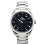オメガ　OMEGA　シーマスター アクアテラ マスタークロノメーター　220.10.41.21.03.001　ブルー　41mm　USED　中古