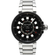 ルイヴィトン　LOUIS VUITTON 　タンブール エヴォリューション スピンタイム GMT　Q10C0　43mm　USED　中古