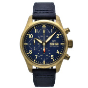 IWC　パイロットウォッチ クロノグラフ 41　IW388109　ブルー　ブロンズ　USED　中古