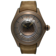 コルム　CORUM　バブル オプティカルアート リミテッド　082.311.98/0062 OP01R　47mm　ブラウン　世界350本限定　USED　中古