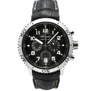 ブレゲ　BREGUET　トランスアトランティック タイプ21　3810ST/92/9ZU　42mm　グレー　革ベルト　USED　中古