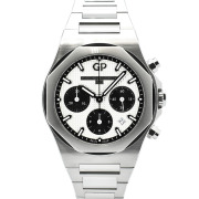 ジラール・ペルゴ　GIRARD-PERREGAUX　ロレアート クロノグラフ　81020-11-131-11A　シルバー/ブラック　42mm　USED　中古