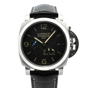 パネライ　PANERAI　ルミノール1950 3デイズ GMT パワーリザーブ アッチャイオ　PAM01321　フォールディングバックル　V番　USED　中古