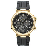 ブレゲ　BREGUET　マリーン アラーム ミュージカル 5547　5547BR/G3/9ZU　40mm　18KRG　USED　中古