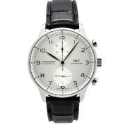 IWC　ポルトギーゼ　クロノグラフ　IW371604　シルバー　41mm　USED　中古