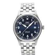 IWC　パイロットウォッチ マーク18 プティ・プランス　IW327016　ブルー　40mm　USED　中古