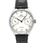 IWC　ポルトギーゼ オートマティック 7デイズ　IW500114　シルバー　42.3mm　USED　中古