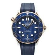 オメガ　OMEGA　シーマスター300 コーアクシャル マスタークロノメーター　210.22.42.20.03.002　ブルー　42mm　ラバーベルト　USED　中古