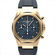 ジラール・ペルゴ　GIRARD-PERREGAUX　ロレアート クロノグラフ　81020-52-432-BB4A　18KPG　ブルー　42mm　USED　中古