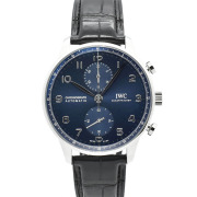 IWC　ポルトギーゼ　クロノグラフ　IW371606　ブルー　41mm　USED　中古