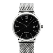 IWC　ポートフィノ　IW356506　SS　40mm　ブラック　USED　中古