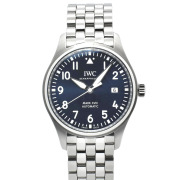 IWC　パイロットウォッチ マーク18 プティ・プランス　IW327014　ブルー　40mm　USED　中古