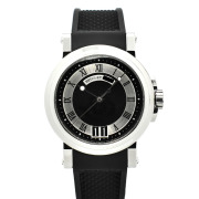 ブレゲ　BREGUET　マリーン2 ラージデイト　5817ST/92/5V8　SS　ブラック　39mm　ラバー　USED　中古