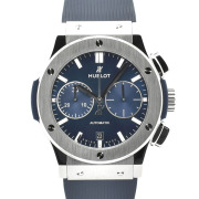 ウブロ　HUBLOT　クラシックフュージョン　チタニウム　521.NX.7170.RX　ブルー　45mm　USED　中古