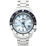 グランドセイコー　GRAND SEIKO　キャリバー9S メカニカル ハイビート36000 GMT 25周年記念限定モデル 雲海　SBGJ275　世界2000本限定　スカイブルー　44.2mm　USED　中古