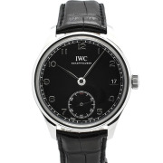 IWC　ポルトギーゼ ハンドワインド 8デイズ　IW510202　43.2mm　ブラック　USED　中古