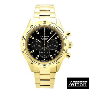 ゼニス　ZENITH　クロノマスタースポーツ ヨシダ スペシャル エディション　30.3100.3600-1/21.M3100　18KYG　ブラック　41mm　未使用品