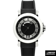 ブレゲ　BREGUET　マリーン2 ラージデイト　5817ST/92/5V8　SS　ブラック　39mm　ラバー　USED　中古