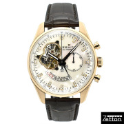 ゼニス　ZENITH　エルプリメロ クロノマスターオープン パワーリザーブ　18.2080.4021　ホワイトシェル/21Pダイヤ　18KRG　42mm　USED　中古