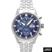 IWC　パイロットウォッチ クロノグラフ　IW378004　43mm　ブルー　SS　USED　中古