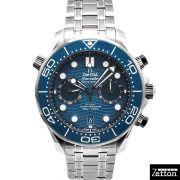 オメガ　OMEGA　シーマスター300 コーアクシャル マスタークロノメーター クロノグラフ　210.30.44.51.03.001　44mm　ブルー　未使用品