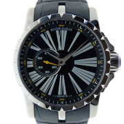 ロジェ・デュブイ　ROGER DUBUIS　エクスカリバー　RDDBEX0263　SS　45mm　ブラック　USED　中古