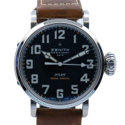 ゼニス　ZENITH　パイロット アエロネフ タイプ20 エクストラ スペシャル 03.2430.3000/21.C738　SS　45mm　ブラック　USED　中古
