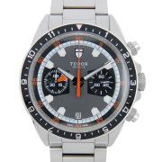 チューダー(チュードル)　TUDOR　ヘリテージクロノ　70330N　42mm　SS　自動巻　グレー　USED　中古