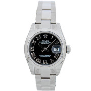 ロレックス　ROLEX　デイトジャスト　Ref.179160　ブラックローマ　レディース　SS　26mm　未使用