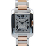 カルティエ　CARTIER　タンクアングレース　SM　レディース　W5310036　SS×PG　USED　中古