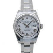 ロレックス　ROLEX　デイトジャスト　Ref.179160　ホワイトローマ　レディース　SS　26mm　未使用