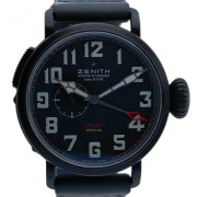 ゼニス　ZENITH　パイロット アエロネフ タイプ20  GMT　96.2430.693/21.C703　48mm　ブラック　USED　中古