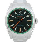 ロレックス　ROLEX　ミルガウス　116400GV　グリーンガラス　ブラック　ランダム番　未使用品