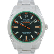 ロレックス　ROLEX　ミルガウス　116400GV　グリーンガラス　ブラック　ランダム番　未使用品