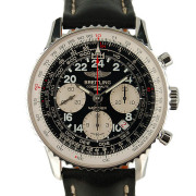 ブライトリング　BREITLING　ナビタイマーコスモノート　A020B59KBA　手巻き　ブラック　SS　革　43mm　世界限定1962本　USED  中古