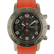 エルメス　HERMES　クリッパークロノ　メカニカルダイバー　CP2.941.230/1C4　メンズ　自動巻　グレー　ラバーベルト　USED　中古