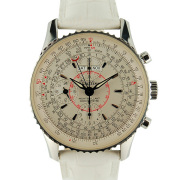 ブライトリング　BREITLING　モンブリランダトラ　A21330　シルバー　SS　革　USED　中古