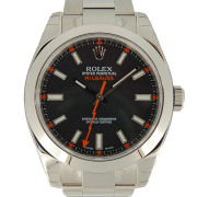 ロレックス　ROLEX　ミルガウス　116400　ブラック　ランダム番　生産終了　未使用品