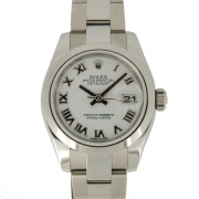 ロレックス　ROLEX　デイトジャスト　Ref.179160　ホワイトローマ　レディース　SS　26mm　USED　中古