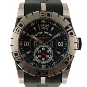 ロジェ・デュブイ　ROGER DUBUIS　ニューイージーダイバー　SED46 14 C9.N CPG9.13R　ブラック　46mm　ラバーベルト　　USED　中古