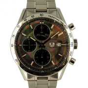 タグホイヤー　TAG HEUER　カレラタキメータークロノグラフ　CV201P.BA0794　世界3000本限定　41mm　ブラックシェル　USED　中古