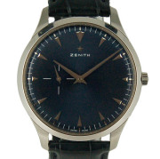 ゼニス　ZENITH　エリート　ウルトラシン　シャルルベルモ　03.2012.681/51.C503　SS　40mm　ブルー　USED　中古