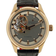 ゼニス　ZENITH　エル プリメロ　シノプシス　18.2170.4613/01.C713　シルバー　18KRG　革ベルト　USED　中古