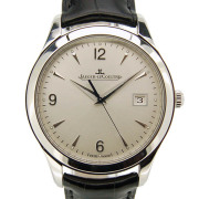 ジャガールクルト　Jaeger LeCoultre　マスターコントロール　Q1548420　SS　シルバー　39mm　革ベルト　自動巻　USED　中古