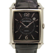 ジラール・ペルゴ　GIRARD PERREGAUX　ヴィンテージ1945　25835-11-661-BA6A　SS　ブラック　革ベルト　USED  中古